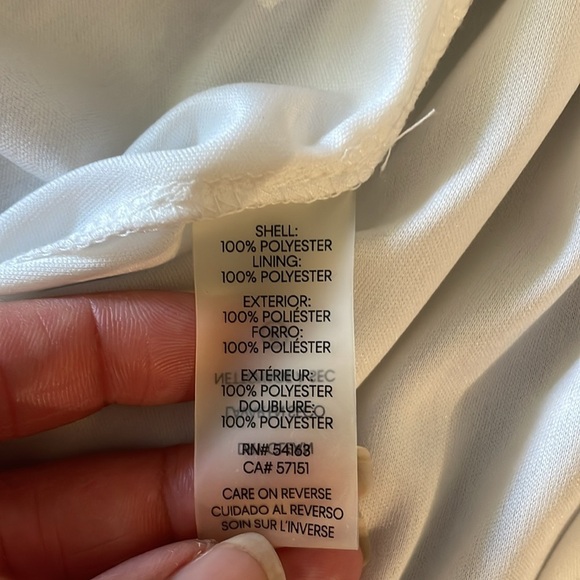 NWOT Calvin Klein Puff Sleeve Mini Shift Dress sz 10 - Picture 7 of 8